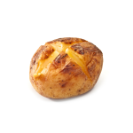 A plain jacket potato